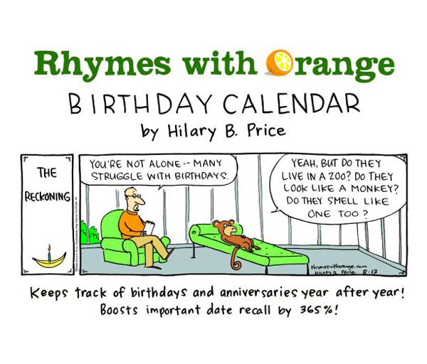What rhymes cheap with orange